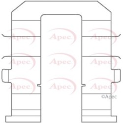 Brake Disc Pad Accessory Kit APEC KIT1143 for KIA CARNIVAL