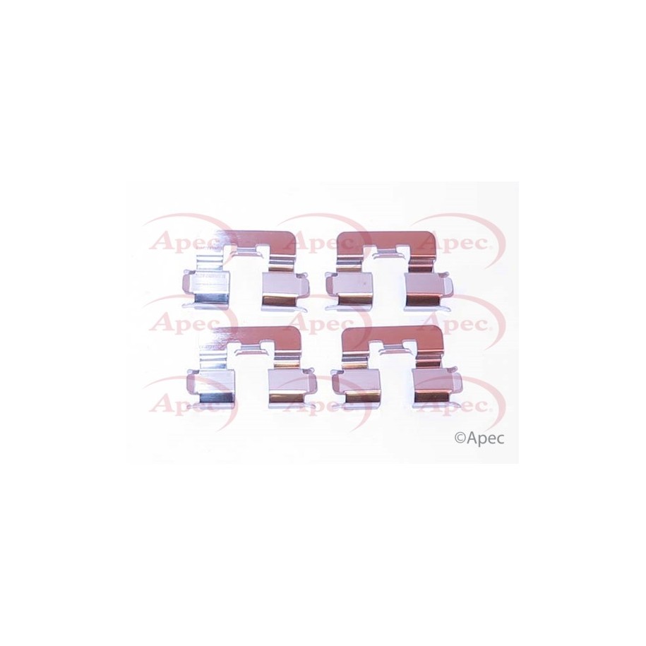 Brake Disc Pad Accessory Kit APEC KIT1167 for TOYOTA COROLLA