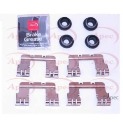 Brake Disc Pad Accessory Kit APEC KIT1170 for CHRYSLER 300C