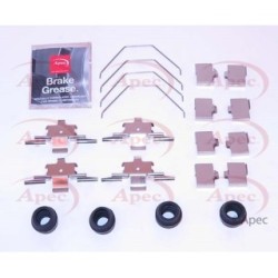 Brake Disc Pad Accessory Kit APEC KIT1176 for MAZDA 6