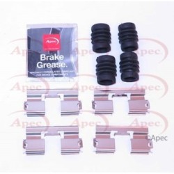 Brake Disc Pad Accessory Kit APEC KIT1187 for CHEVROLET