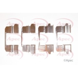 Brake Disc Pad Accessory Kit APEC KIT1218 for ISUZU D-MAX