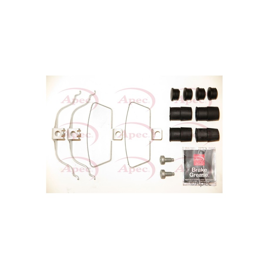Brake Disc Pad Accessory Kit APEC KIT1243 for AUDI A6