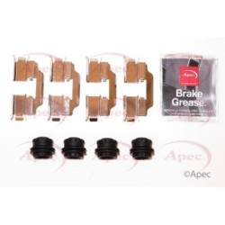 Brake Disc Pad Accessory Kit APEC KIT1257 for VAUXHALL
