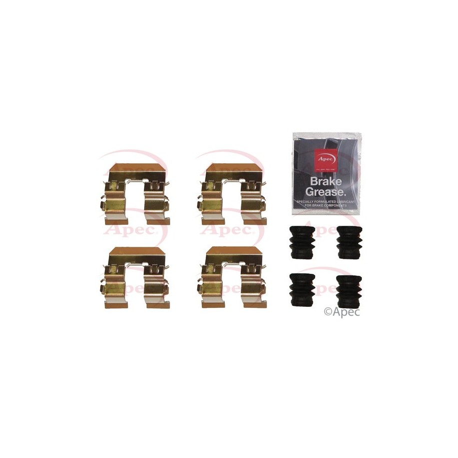 Brake Disc Pad Accessory Kit APEC KIT1278 for SUBARU