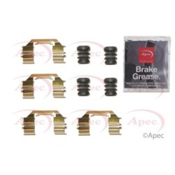 Brake Disc Pad Accessory Kit APEC KIT1285 for CHEVROLET AVEO