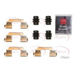 Brake Disc Pad Accessory Kit APEC KIT1286 for MERCEDES SL