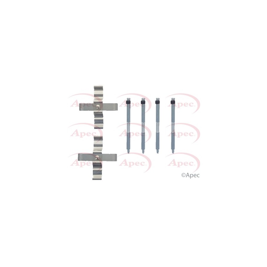 Brake Disc Pad Accessory Kit APEC KIT1321 for BMW