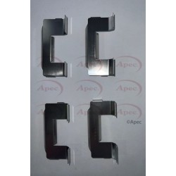Brake Disc Pad Accessory Kit APEC KIT1397 for JAGUAR S-TYPE