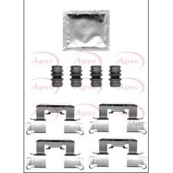 Brake Disc Pad Accessory Kit APEC KIT1433 for MAZDA 2