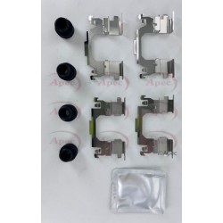 Brake Disc Pad Accessory Kit APEC KIT1445 for RENAULT