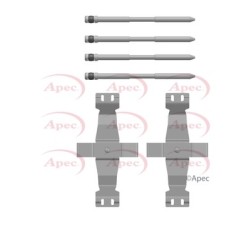 Brake Disc Pad Accessory Kit APEC KIT1518 for TESLA MODEL 3