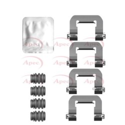 Brake Disc Pad Accessory Kit APEC KIT1542 for TESLA MODEL S