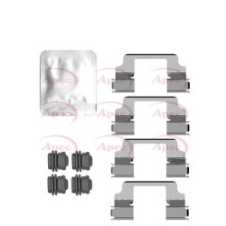 Brake Disc Pad Accessory Kit APEC KIT1543 for BMW