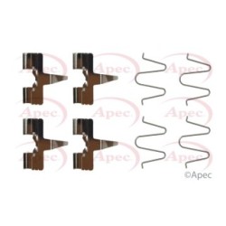 Brake Disc Pad Accessory Kit APEC KIT324 for MAZDA 323