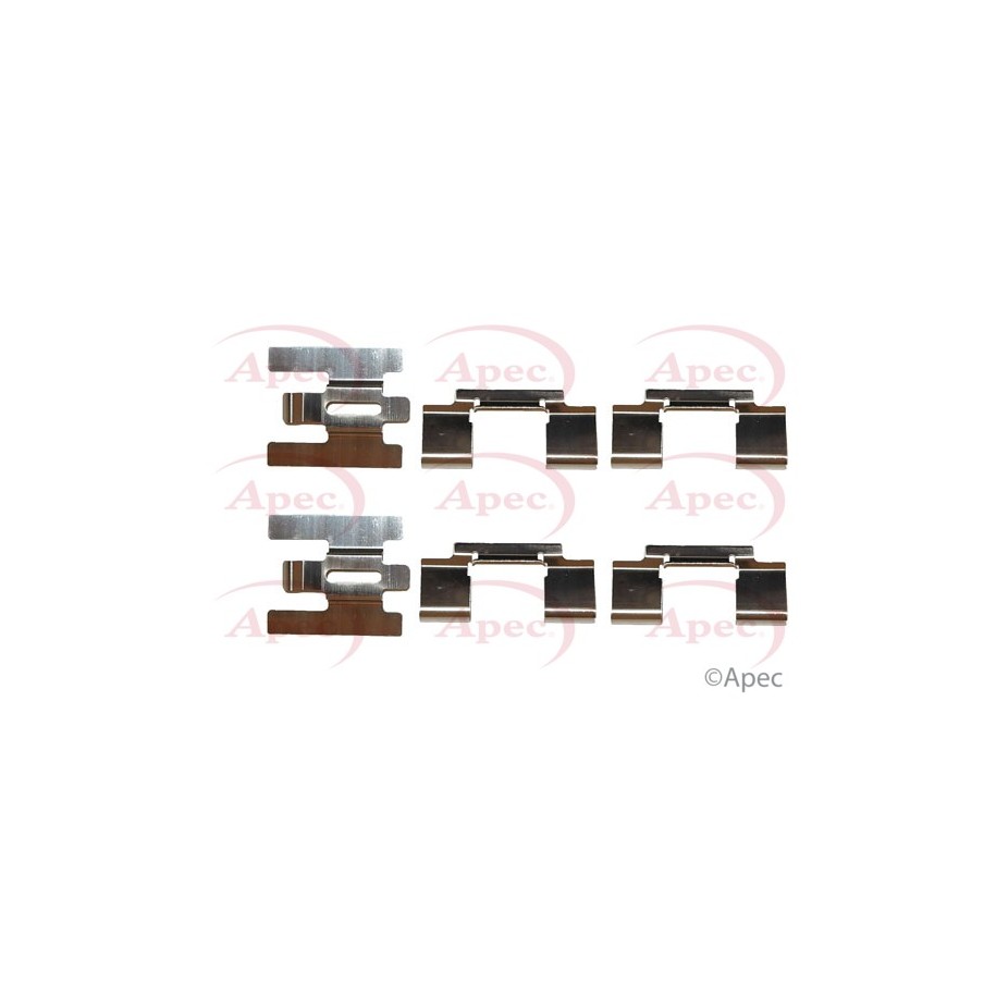 Brake Disc Pad Accessory Kit APEC KIT433 for VOLVO