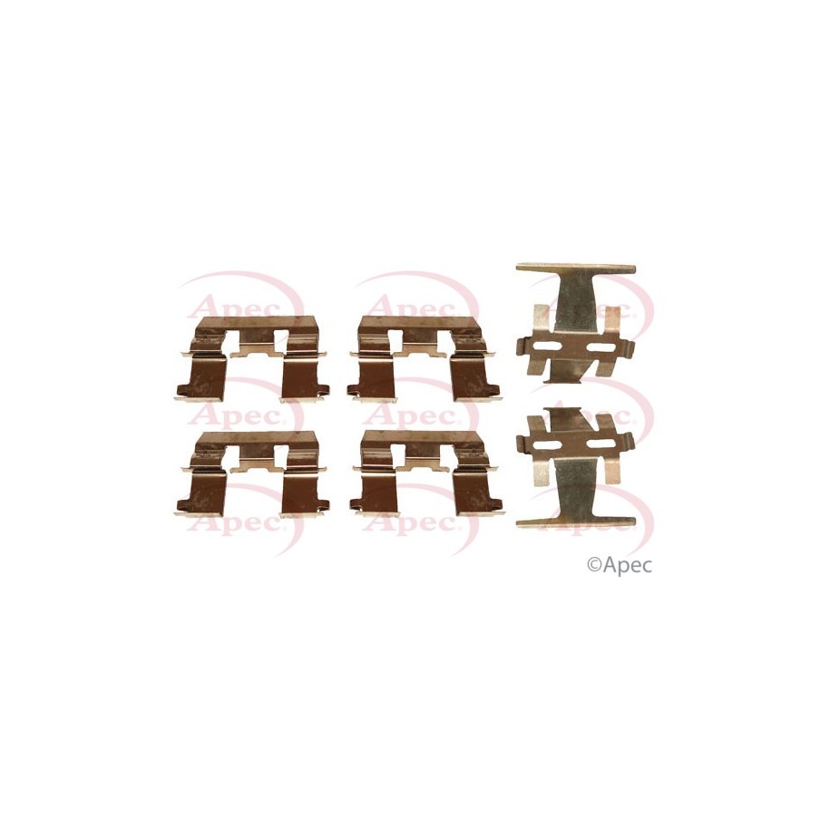 Brake Disc Pad Accessory Kit APEC KIT528 for HONDA