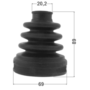 Bellow Drive Shaft - FEBEST 0715RS413