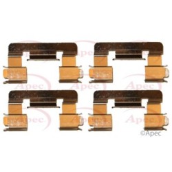 Brake Disc Pad Accessory Kit APEC KIT582 for TOYOTA COROLLA