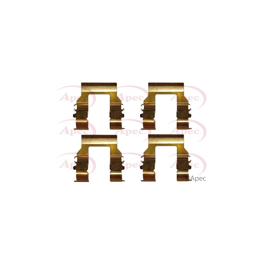 Brake Disc Pad Accessory Kit APEC KIT588 for MITSUBISHI SPACE