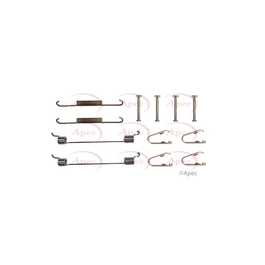 Brake Shoe Accessory Kit APEC KIT804 for FIAT