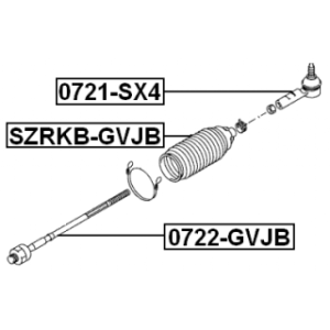 Inner Tie Rod - FEBEST 0722GVJB