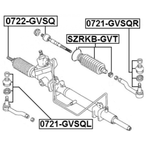 Inner Tie Rod - FEBEST 0722GVSQ