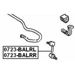 Link Coupling Rod Stabiliser Bar - FEBEST 0723BALRL
