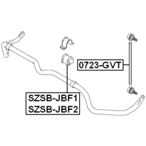Link Coupling Rod Stabiliser Bar - FEBEST 0723GVT