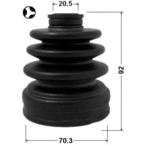 Bellow Drive Shaft - FEBEST 0815B9