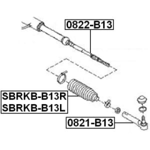 Tie Rod End - FEBEST 0821B13