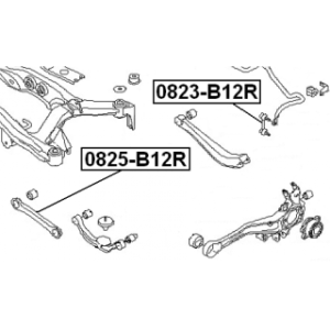 Link Coupling Rod Stabiliser Bar - FEBEST 0823B12R