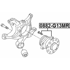 Wheel Hub - FEBEST 0882G13MR