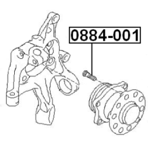 Wheel Stud - FEBEST 0884001