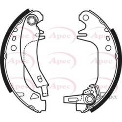 Brake Shoe Set APEC SHU671 for CITROEN