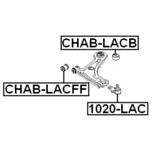 Ball Joint - FEBEST 1020LAC