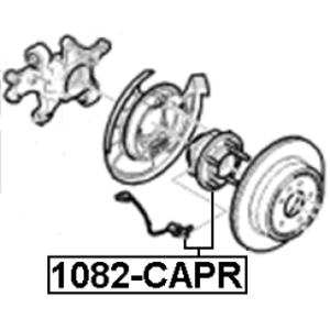 Wheel Hub - FEBEST 1082CAPR