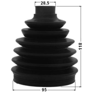 Bellow Drive Shaft - FEBEST 1217CM