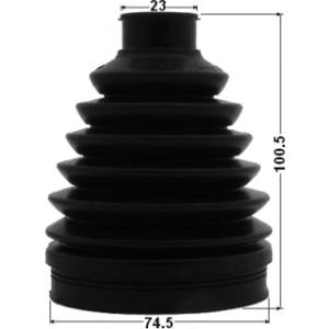 Bellow Drive Shaft - FEBEST 1217PSOL2WD