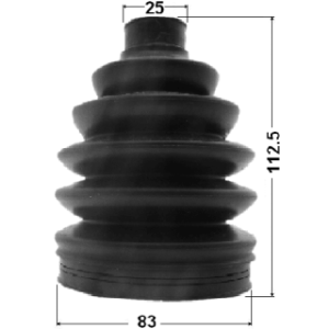 Bellow Drive Shaft - FEBEST 1217PTUC20
