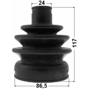Bellow Drive Shaft - FEBEST 1217TER