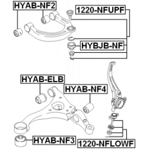 Ball Joint - FEBEST 1220NFLOWF
