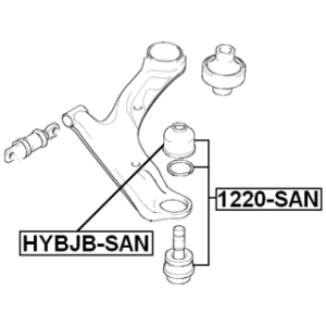 Ball Joint - FEBEST 1220SAN