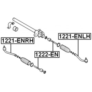 Tie Rod End - FEBEST 1221ENRH