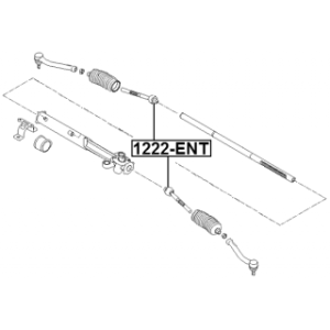 Inner Tie Rod - FEBEST 1222ENT