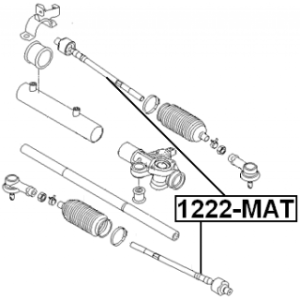 Inner Tie Rod - FEBEST 1222MAT