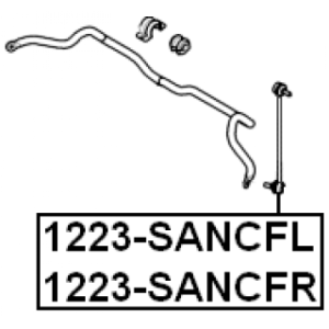 Link Coupling Rod Stabiliser Bar - FEBEST 1223SANCFL