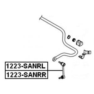 Link Coupling Rod Stabiliser Bar - FEBEST 1223SANRL
