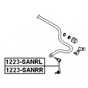 Link Coupling Rod Stabiliser Bar - FEBEST 1223SANRR
