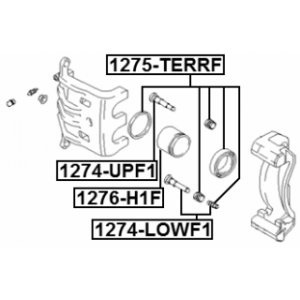 Guide Bolt Brake Caliper - FEBEST 1274LOWF1